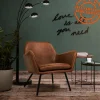 Table d'appoint design 'TSUNAMI' noire style industriel