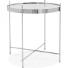 Table d'appoint pliable 'KOLOS' couleur chrome