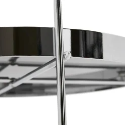 Table d'appoint pliable 'KOLOS' couleur chrome