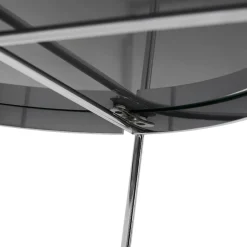 Table d'appoint pliable 'KOLOS' couleur chrome