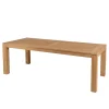 Table de jardin 6/8 personnes - DENVER 220 x 100 cm en bois Teck
