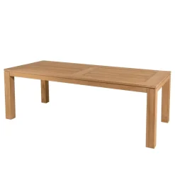 Table de jardin 6/8 personnes - DENVER 220 x 100 cm en bois Teck