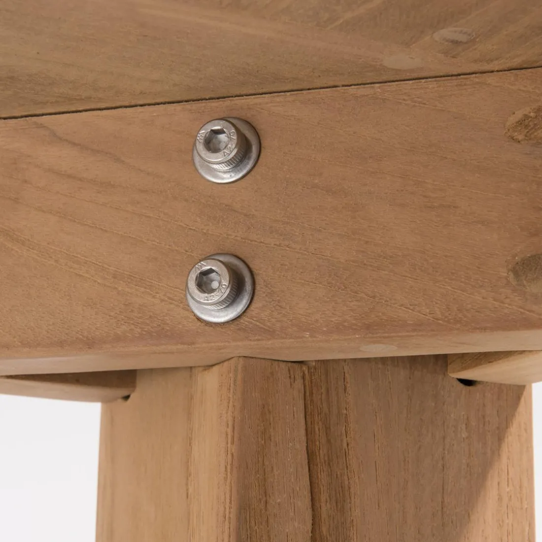 Table de jardin 6/8 personnes - DENVER 220 x 100 cm en bois Teck