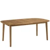 Table de jardin extensible en acacia huilé