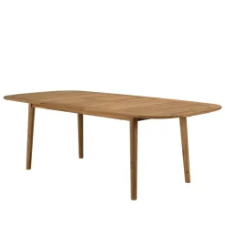 Table de jardin extensible en acacia huilé