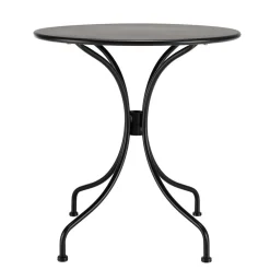 Table de jardin ronde 2 personnes 70x70cm VIANNEY