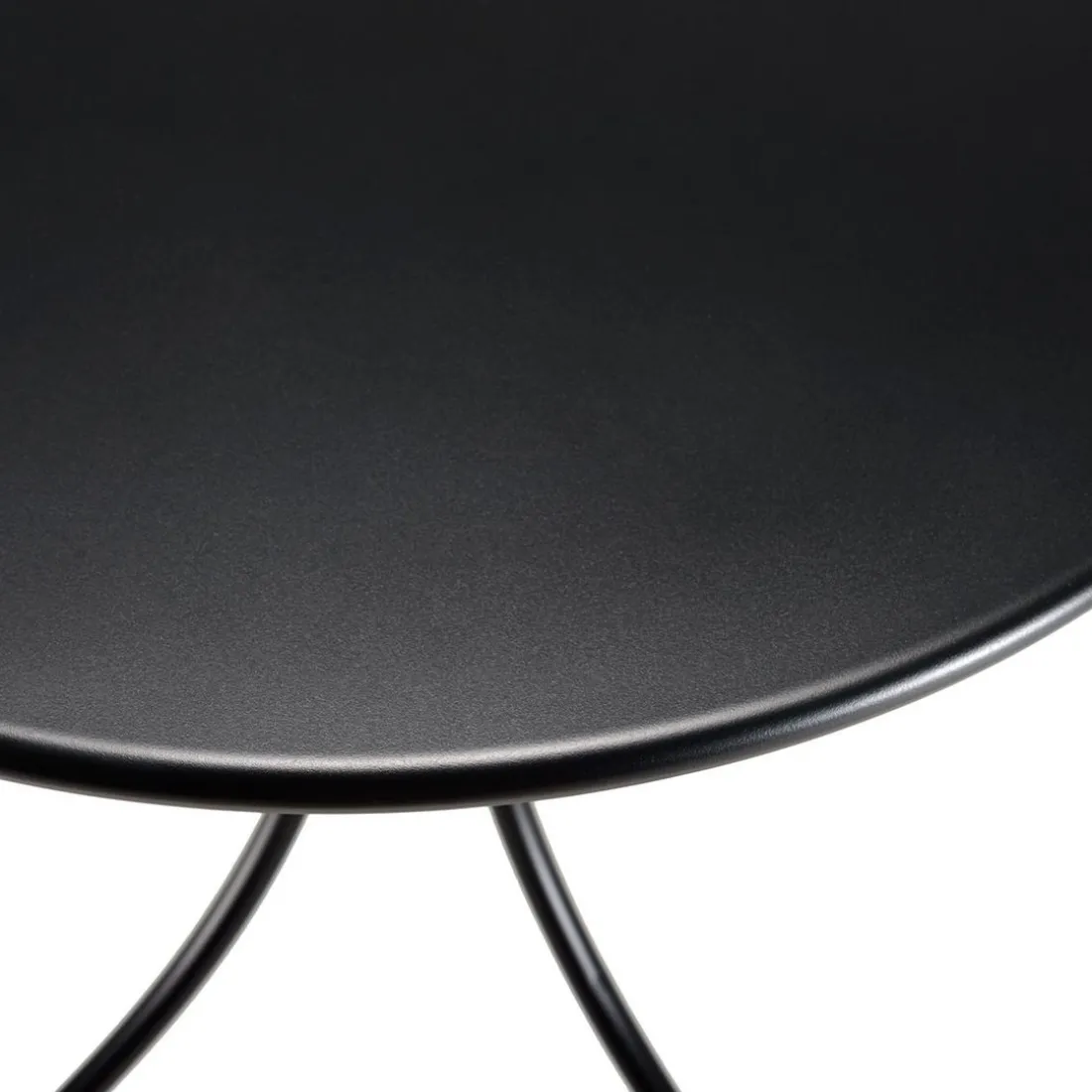 Table de jardin ronde 2 personnes 70x70cm VIANNEY