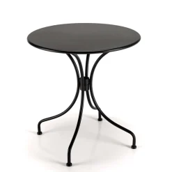 Table de jardin ronde 2 personnes 70x70cm VIANNEY