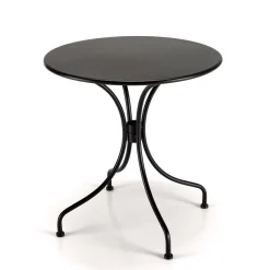 Table de jardin ronde 2 personnes 70x70cm VIANNEY