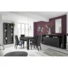 Table de repas chene noir
