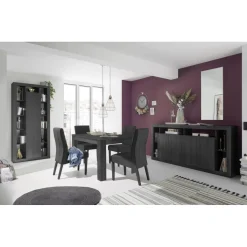 Table de repas chene noir