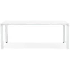 Table de réunion ou à manger design 'XLINE' en bois blanc