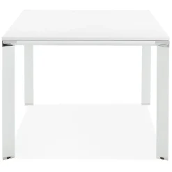 Table de réunion ou à manger design 'XLINE' en bois blanc