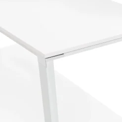 Table de réunion ou à manger design 'XLINE' en bois blanc