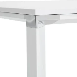 Table de réunion ou à manger design 'XLINE' en bois blanc