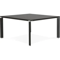 Table de réunion ou bureau bench 'XLINE SQUARE' noir