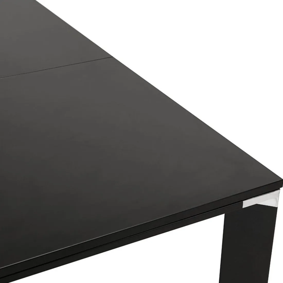Table de réunion ou bureau bench 'XLINE SQUARE' noir