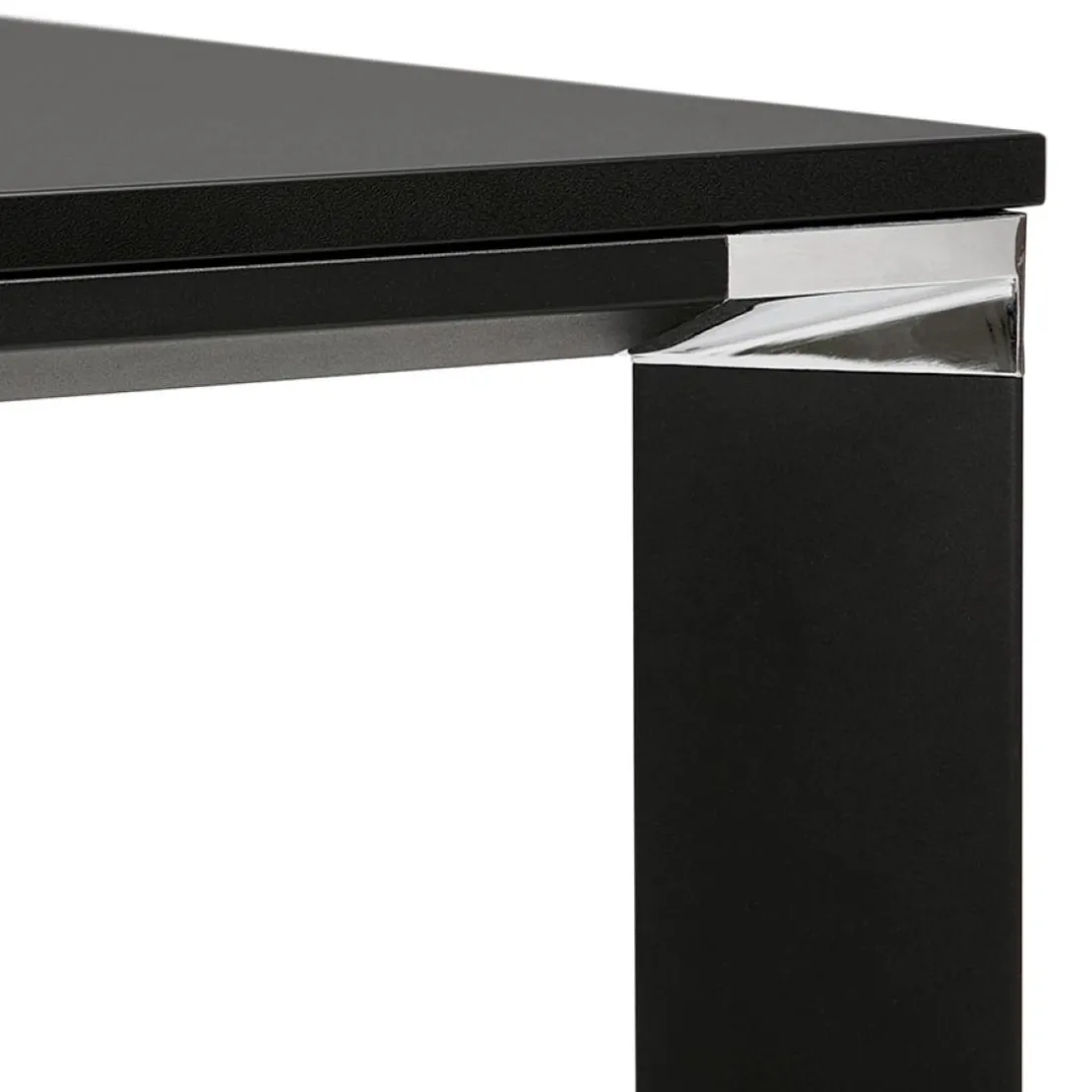 Table de réunion ou bureau bench 'XLINE SQUARE' noir