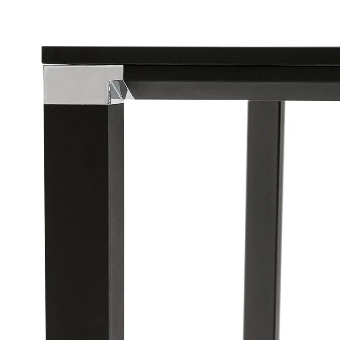 Table de réunion ou bureau bench 'XLINE SQUARE' noir