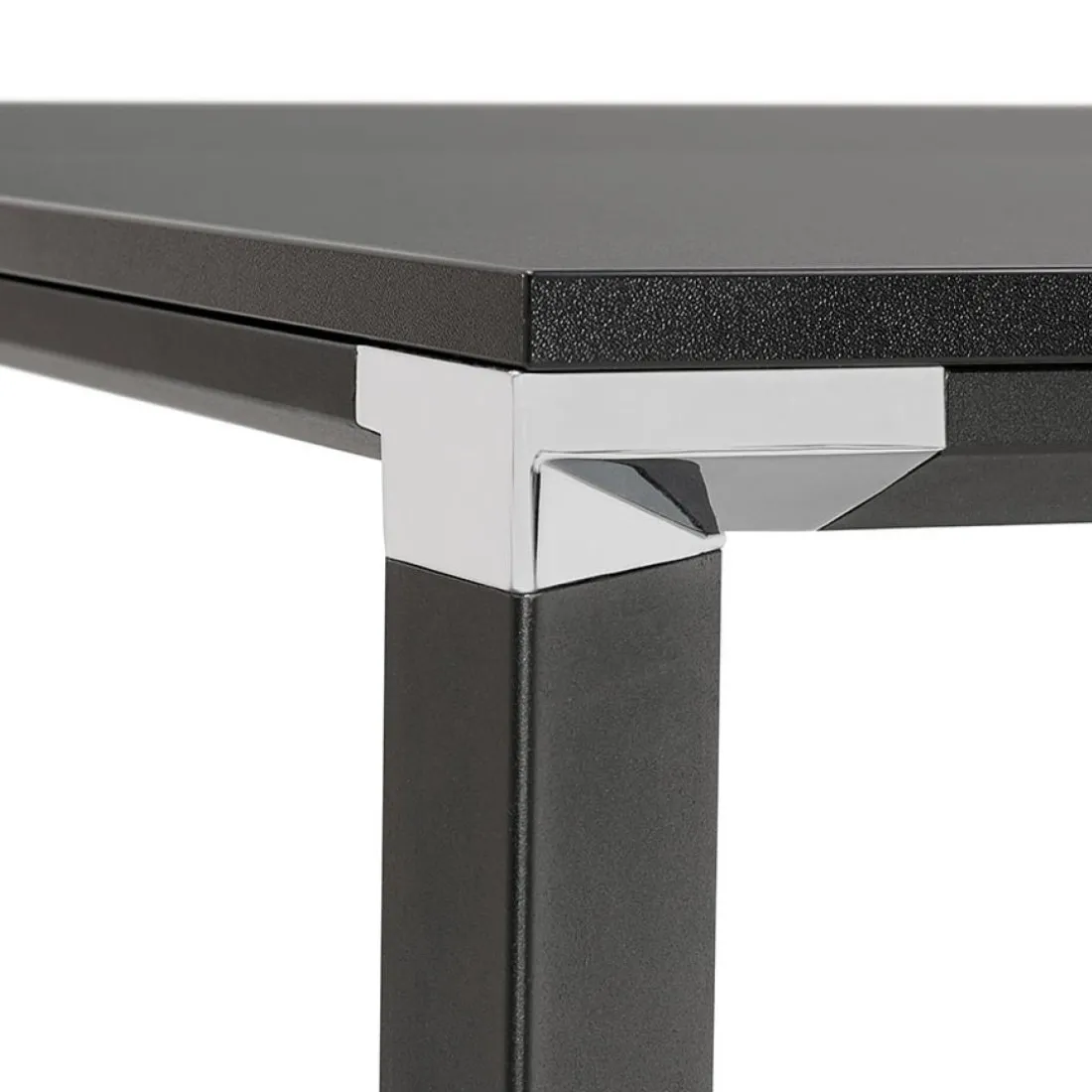 Table de réunion ou bureau bench 'XLINE SQUARE' noir