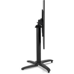 Table de terrasse pliable 'NOCTALI' carrée noire