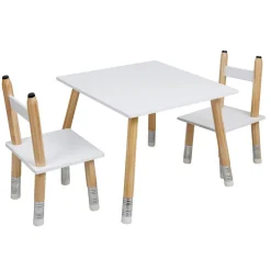 Table Et 2 Chaises Crayon