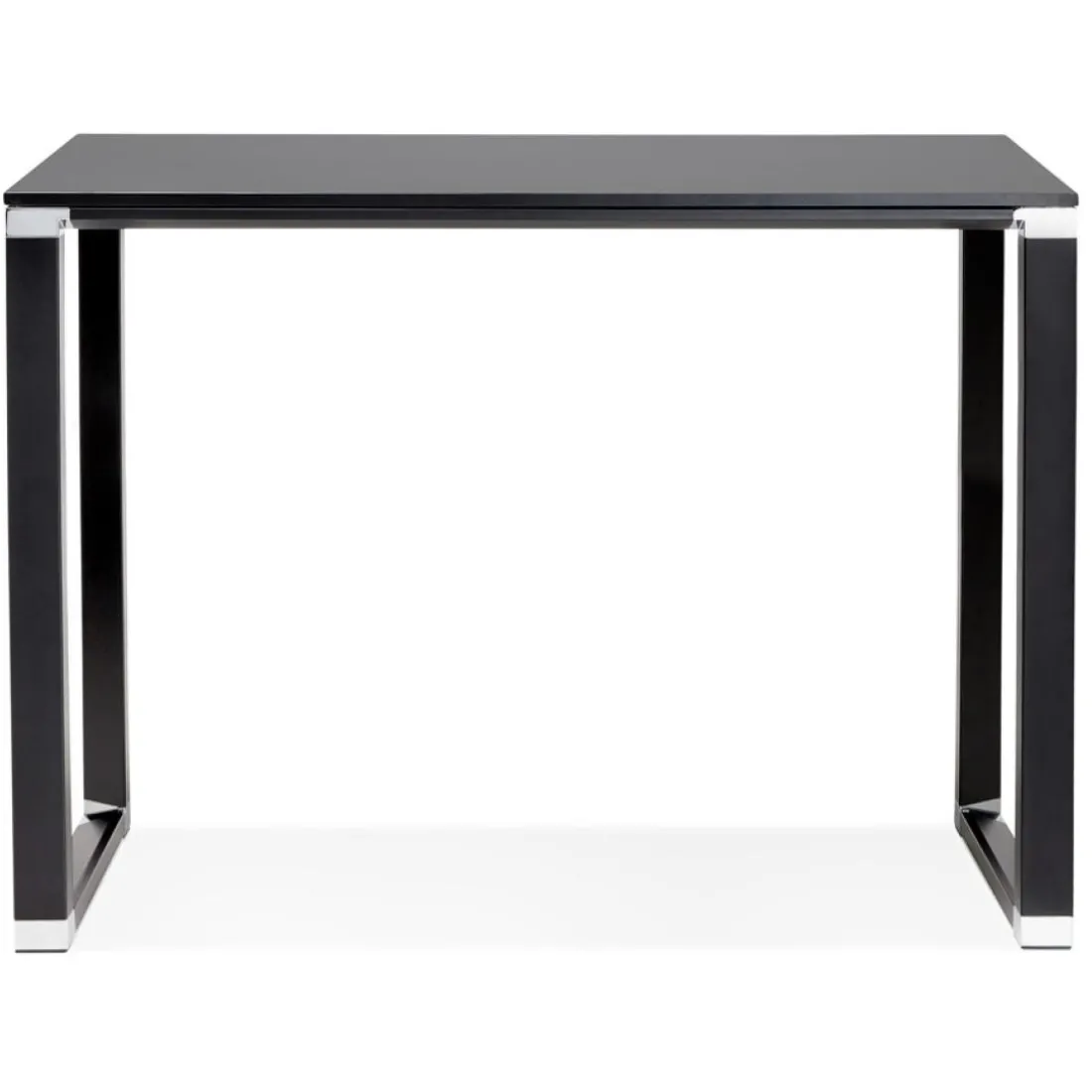 Table haute ou bureau haut 'XLINE HIGH TABLE' en bois noir