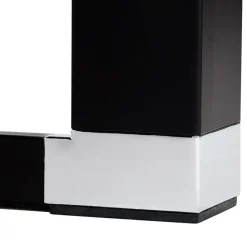Table haute ou bureau haut 'XLINE HIGH TABLE' en bois noir