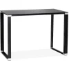Table haute ou bureau haut 'XLINE HIGH TABLE' en verre noir