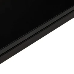 Table haute ou bureau haut 'XLINE HIGH TABLE' en verre noir