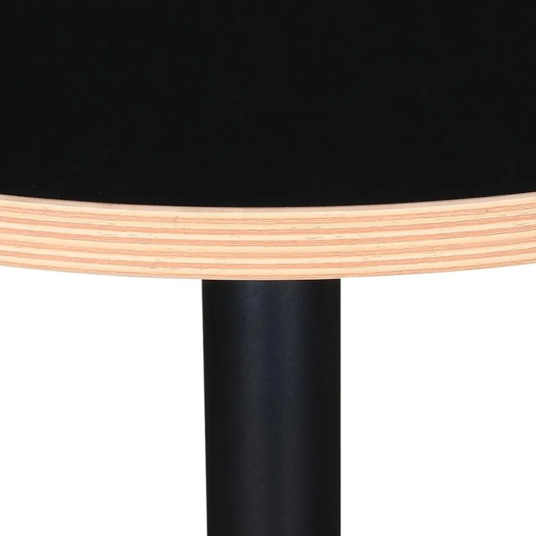 Table ronde 'FUSION ROUND' noire