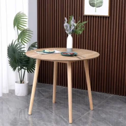 Table Ronde Scandinave en Pin Naturel TRADITION