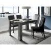 Table salle à manger L180 cm DANA laqué anthracite brillant