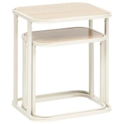 Tables gigognes Curvy bois clair