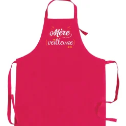 Tablier de cuisine Mère-veilleuse recyclé Rose 72 x 90