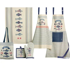 Tablier de cuisine New Pesk Bleu 72 x 85
