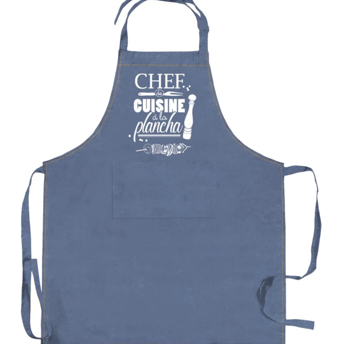 Tablier de cuisine Plancha Jeans 90 x 72