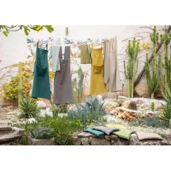 Tablier de cuisine recyclé Ada Paon 72 x 85