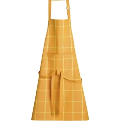 Tablier de cuisine recyclé jaune Doha 80 x 85