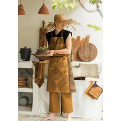 Tablier de cuisine recyclé Etna Ambre 72 x 85