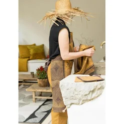 Tablier de cuisine recyclé Etna Ambre 72 x 85