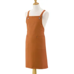 Tablier de cuisine recyclé Artisan avec poches Cannelle 72 x 85