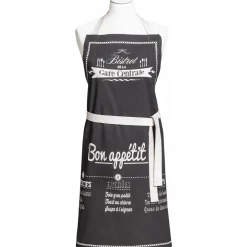 Tablier Imprimé En Coton - BON APPÉTIT - 85 x 76 cm