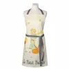 Tablier Imprimé En Coton - LE PETIT PRINCE La Fleur Et Le Renard - 85 x 76 cm