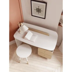 Tabouret blanc FIRMIANA