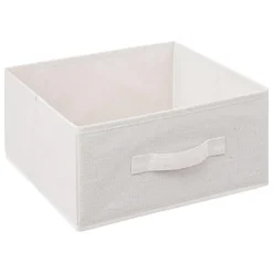 Étagère avec 3 paniers en bambou marron