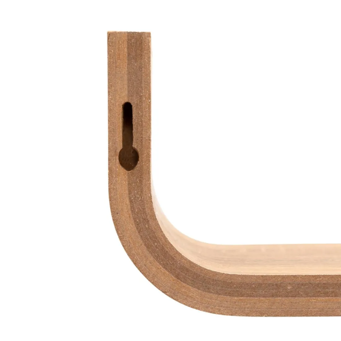 Étagère courbée beige