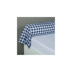 Taie de traversin coton US FLAG - Vichy Bleu