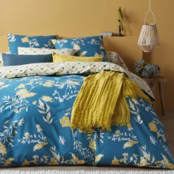 Taie d'oreiller coton ADÉLIE - bleu
