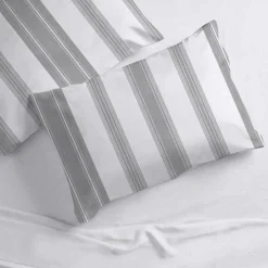 Taie d'oreiller coton MARKUS - Gris